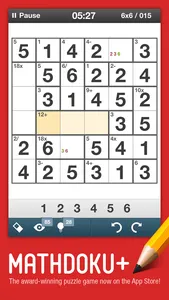 Mathdoku+ Sudoku Style Math & Logic Puzzle Game screenshot 0