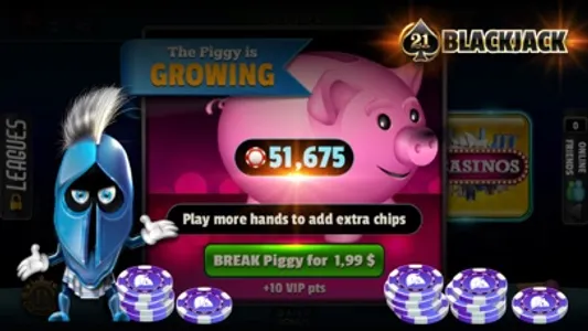 Blackjack 21: Live Casino game screenshot 4