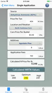 MRTN Rate Calculator screenshot 2