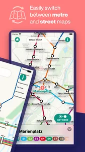 Munich Metro - map & route screenshot 1