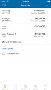 HomeTrust Mobile Banking screenshot 2