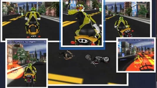 Extreme Biking 3D Pro Street Biker Driving Stunts screenshot 0