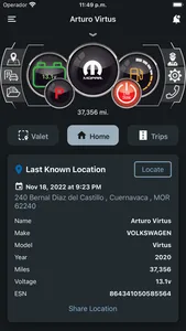 Mopar EVTS screenshot 2