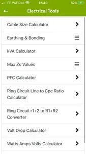 Electrical Tools and Reference screenshot 1
