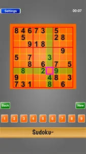 Sudoku- screenshot 2