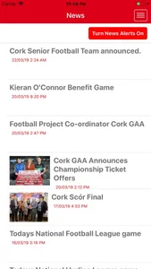 Cork GAA screenshot 1