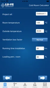 Cold Room Calculator screenshot 0