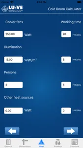 Cold Room Calculator screenshot 2