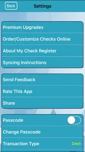 My Check Register screenshot 3