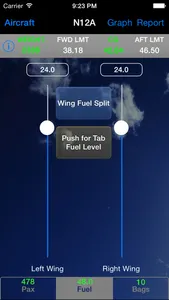 Aircraft W&B screenshot 1