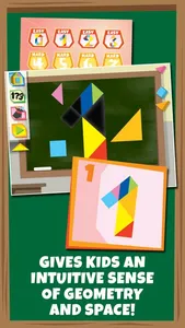 Kids Learning Puzzles: Numbers, Endless Tangrams screenshot 1