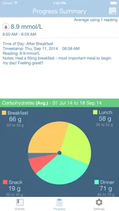 GlucoSweet - Diabetes Logbook screenshot 4