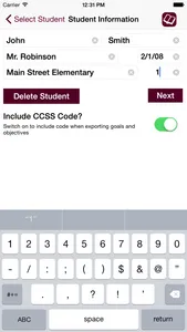 IEP Goals & Objectives with Common Core Standards screenshot 1