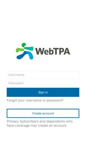 WebTPA Mobile screenshot 0