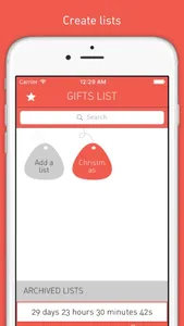 Gifts List screenshot 0