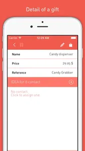 Gifts List screenshot 3