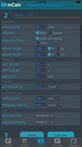 LiverCalc™ screenshot 3