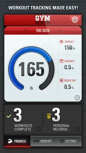 Gym Genius - Workout Tracker:  Log Your Fitness, Exercise & Bodybuilding Routines screenshot 0