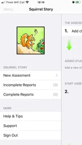 Squirrel Story Assessment screenshot 1