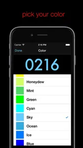 Nite Time - a simple night clock for your nightstand with flashlight screenshot 2