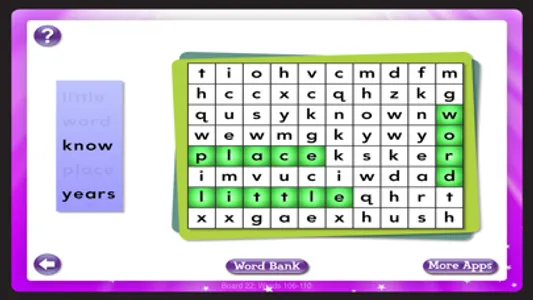 Word Search: Sight Words screenshot 1