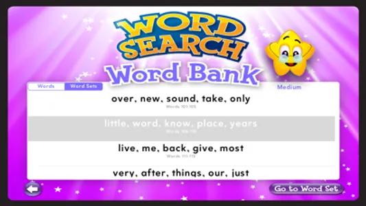 Word Search: Sight Words screenshot 2