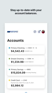 NWFCU Mobile Banking screenshot 2