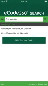 eCode Search screenshot 1