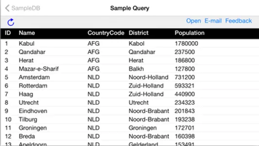 MySQL QueryDB Client screenshot 2