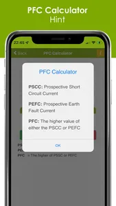 Fault Current Calculator screenshot 3