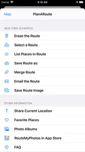 PlanARoute screenshot 2