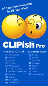 CLIPish Pro - Animations Emoji screenshot 0