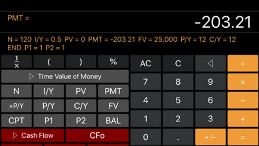 Financial Calculator++ screenshot 1