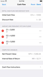 Financial Calculator++ screenshot 7