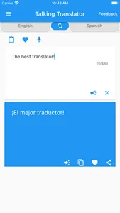 Talking Translator! screenshot 0