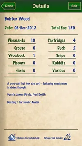 Game Book: Shot Counter screenshot 2