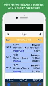 Auto Mileage Logbook Tracker screenshot 0