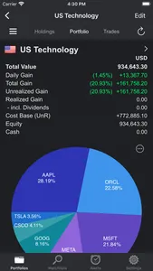 Portfolio Trader-Stock Tracker screenshot 0