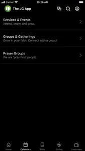 The JC App screenshot 1