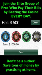 Blackjack Card Counting Trainer Free screenshot 2