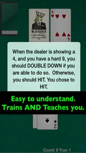 Blackjack Card Counting Trainer Free screenshot 3