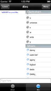 TurboIRC screenshot 3