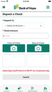 Bank of Hope screenshot 3