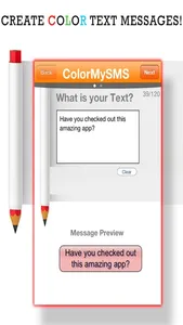 Color My Text - Custom SMS App screenshot 0