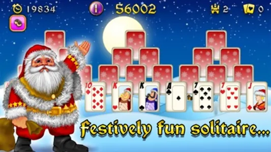 Christmas Solitaire Tri-Peaks screenshot 0