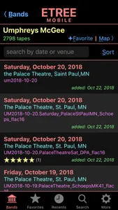 Etree Mobile screenshot 1