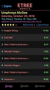 Etree Mobile screenshot 2