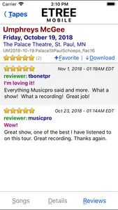 Etree Mobile screenshot 5
