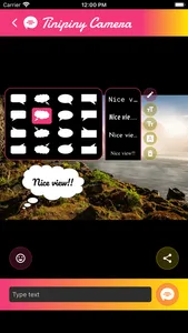 Tinipiny Camera (text bubbles) screenshot 2