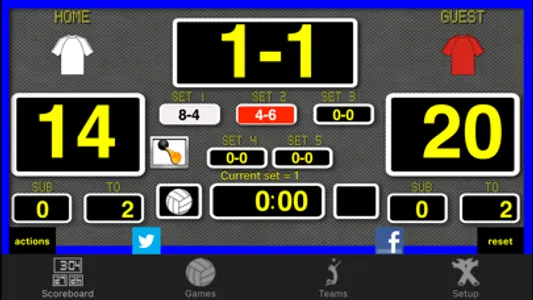 Ace Volleyball Scoreboard screenshot 0